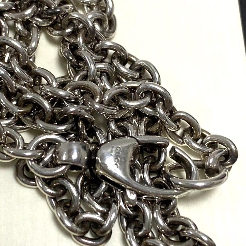 Gucci 925 Sterling Silver Luxury Necklace - Picture 6 of 7